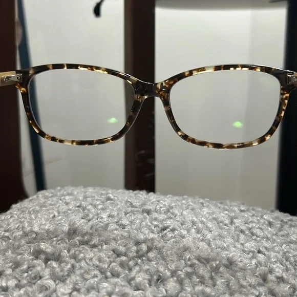 Chelsea Morgan Women’s Eyeglass Frames for Eyeglasses Preowned Studded Tortoise - Picture 9 of 10